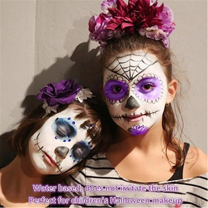 Go Ho Pastel Purple Face Paint Stick,Water Based Cream Light Purple Body Paint Washable,Highly Pigmented,Smooth and Safe for Skin,Halloween Cosplay SFX Ursula Makeup
