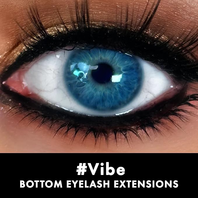 Gerard Cosmetics #Vibe #Lashes, Reusable False Bottom Lashes, Perfectly Curled False Lashes For Glasses Wearers, Cruelty Free & Vegan (1 Pair)