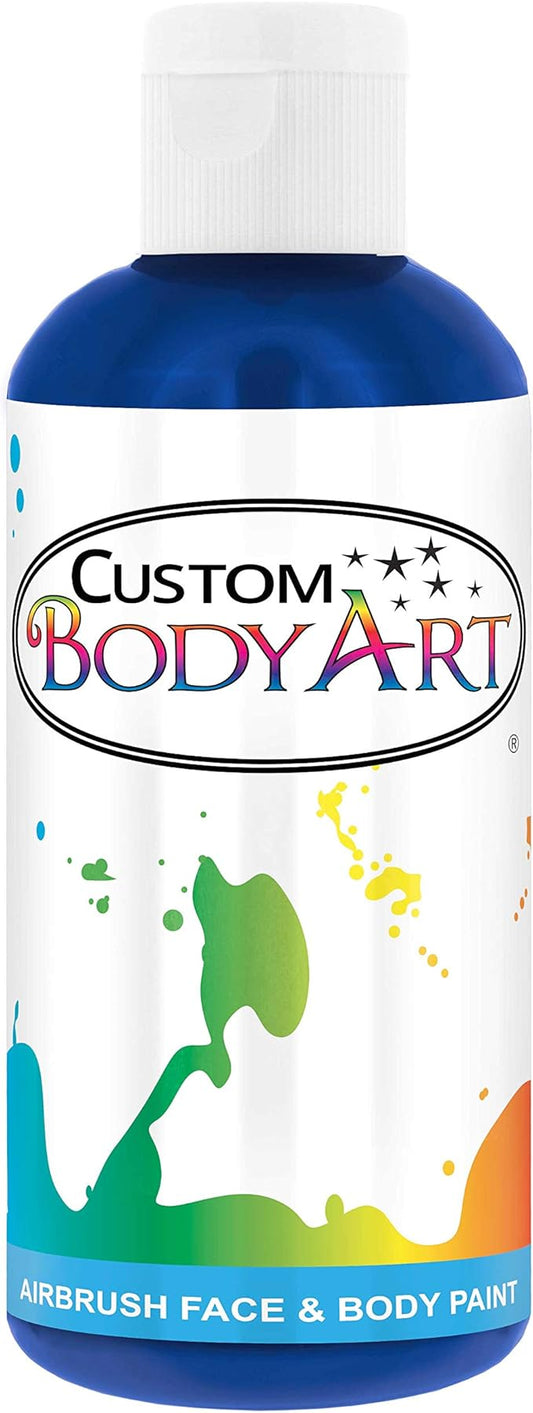 8-oz Royal Blue Water Based Airbrush Body Art & Face Paint