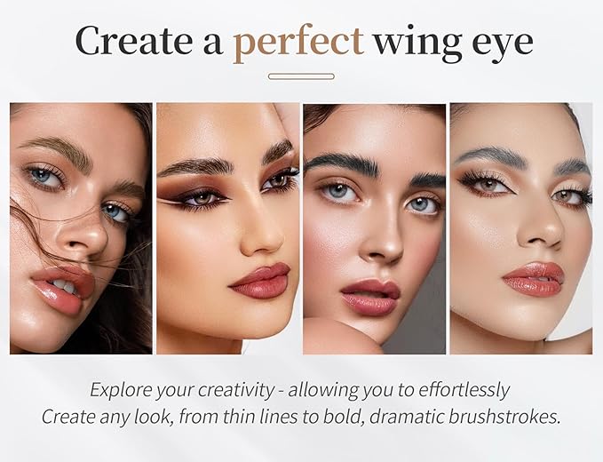 Eyebrow Pencil with 4 Tip Micro Head, Liquid Eyebrow Microblading Pen, Eyebrow Pen Micro 4 Point Brow Pen Long-Lasting Waterproof & Smudge-proof Natural Eyebrow Makeup (#1 Light Brown)