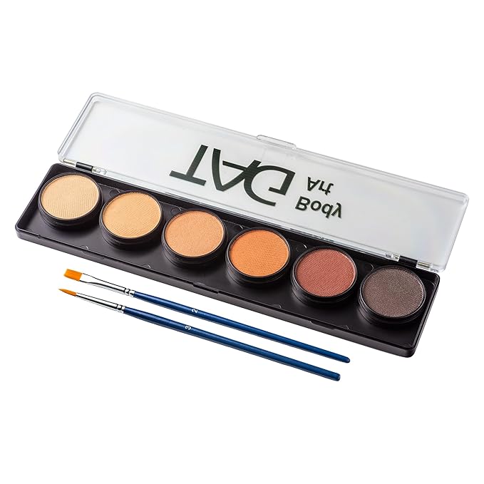 TAG Face & Body Paint - Skin Tone Palette 6 x 10g