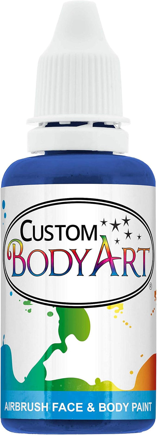 1-oz Royal Blue Water Based Airbrush Body Art & Face Paint