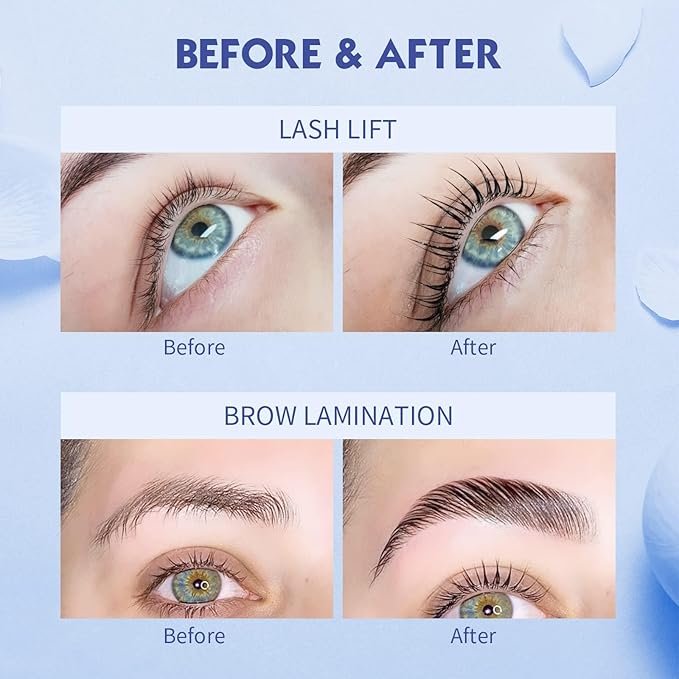 PERMANIA Lash Lift Kit,Separate Steps Products for Salon or at Home, Steps 10 Sachets of 0.8 g/0.03 oz Each Prep (STEP#2)