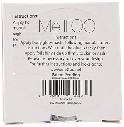 Mettoo Imperial Purple Body Foil, 200 Count
