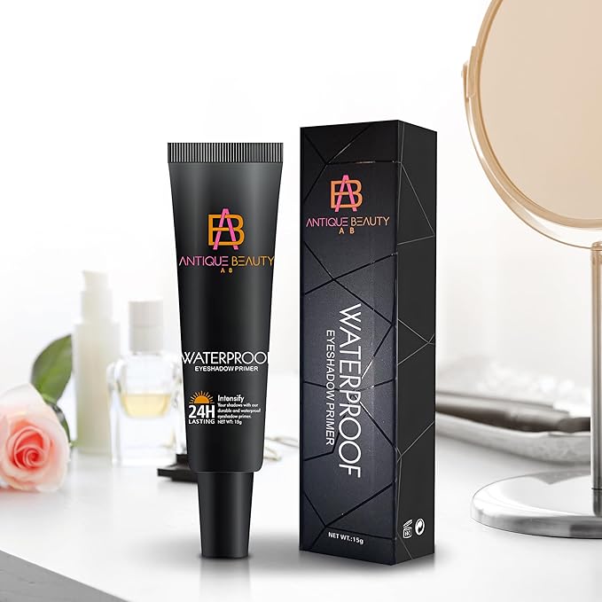 Eyeshadow Primer, 24- Hour Long Lasting, Smudge Proof, Waterproof, Eye Base Make Up, Suitable For All Skin Tones / 1 Count, 15 g /