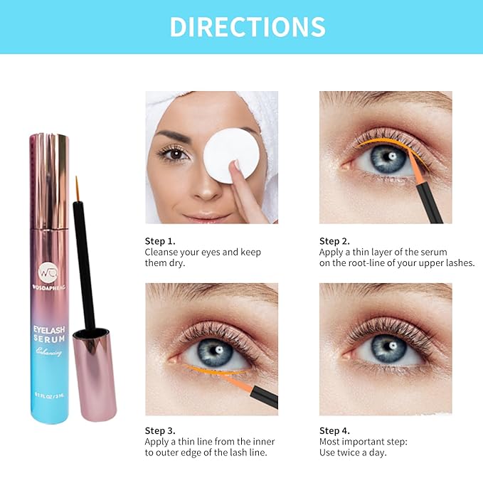 Boost Lash Growth Serum - Advanced Formula for Eyelash Growth