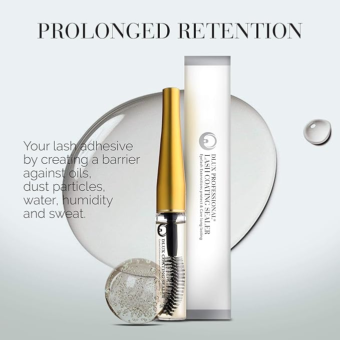 Lash Sealant for Eyelash Extensions - Lash Sealer For Cluster Lashes DIY Lash Extension Coating Long Lasting 2 Weeks Lash Seal