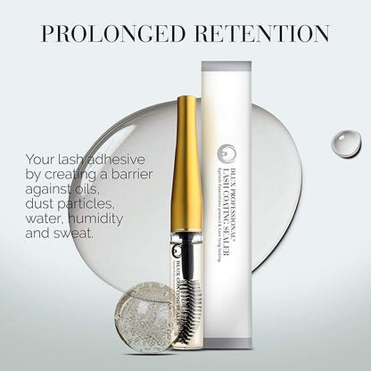 Lash Sealant for Eyelash Extensions - Lash Sealer For Cluster Lashes DIY Lash Extension Coating Long Lasting 2 Weeks Lash Seal