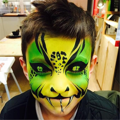 Go Ho Yellow Face Paint Stick - Water Based Cream Body Paint, Highly Pigmented, Smooth & Safe for Skin, Halloween Costumes Cosplay SFX Makeup