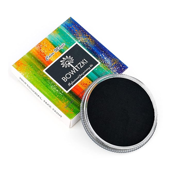 Bowitzki 30g Professional Face Paint Body Paint Water Based Face painting Makeup Safe for Kids and Adults Split Cake Single Color (Saffron)