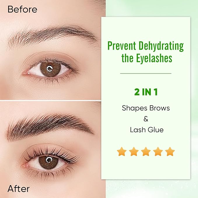 PERMANIA Lash Lift Glue Balm, Lash Lift Adhesive New Brow Lamination Glue Soft Fruity Strong Viscosity and Water Solubility for Lash Lift Kit (Apple)