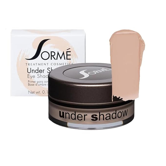 Sorme Cosmetics Eyeshadow Primer Under Shadow (0.18 oz), Hydrating Eye Primer Base for Crease Proof Eye Makeup, Under Eye Corrector, Cruelty Free Cream Eyelid & Under Eye Corrector