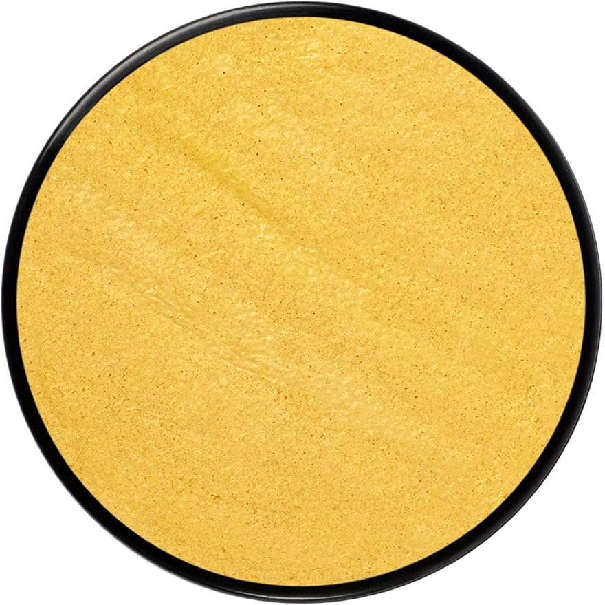Snazaroo Metallic Face and Body Paint, 18.8g (0.66-oz) Pot, Gold