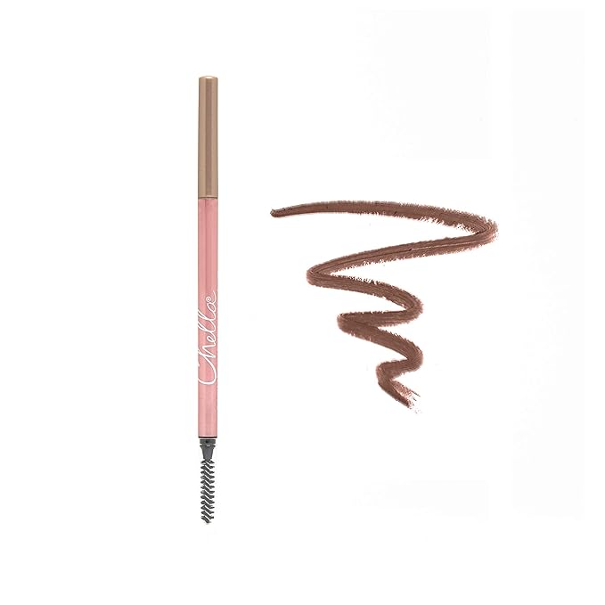 Chella Good Drama Vegan Mascara and Eyebrow Pencil Bundle, Dazzling Dark Brown