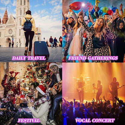 Multichrome Spark Glitter Eyeshadow Gel for Face, Hair, Eyes and Body - Festival Makeup Accessories for Women - Shimmery Eyes Gel - Cruelty Free - #6