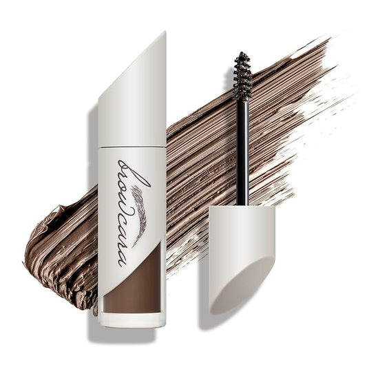 Waterproof Tinted Brow Gel-Long Lasting Smudgeproof Liquid Eyebrow Makeup, Brow Tint for Women Create Fuller & Defined Brows (Deep brown),Eye Brow Filler,Volumizing Enhance Brow Mascara