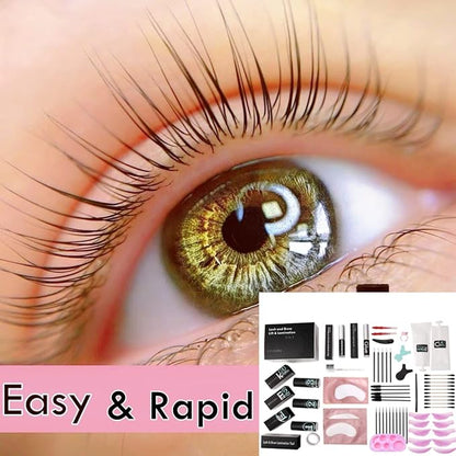 Lash Lift Kit, Strong Eyelash Lifting 3 Minutes Brow Lamination At Home, DIY Eyelash Perm Easily 10 ml Airless Pump More than 15 Applications Make Eyes Beautiful For 6 Weeks