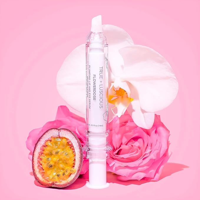 True + Luscious Prep and Prime Duo - Angel Eyes Eyeshadow Primer (Light) & Flowerdose Moisturizing Lip and Eye Serum