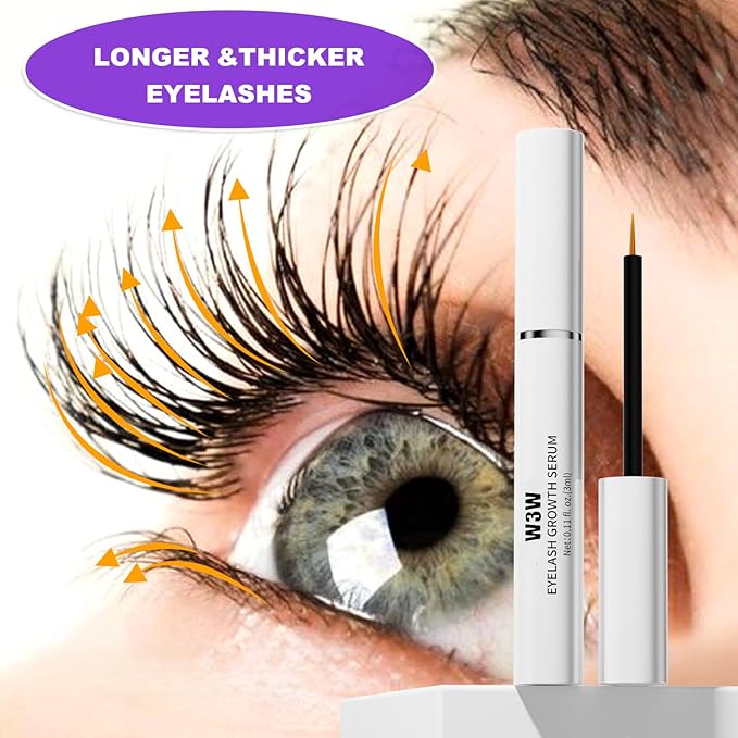 Lash Serum,Eyelash Serum,Eyelash Growth Serum - Rapid Eyelash Growth Serum for tronger, Healthier Lashes & Brows, Vegan & Cruelty-Free (1 PCS)