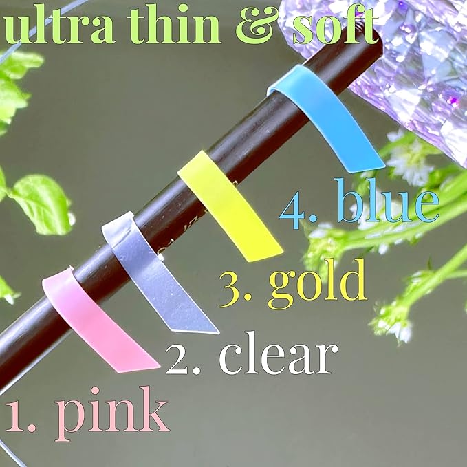 Lash Lift Ribbons 4 Colors Eyelash Perm Covers 12 Pairs Covers Ultra Thin & soft Compensator Ribbon Strong Band Form To Press Lash Sit on Shield Firmly During Applying Perm Lotion Eye-catching Tapes