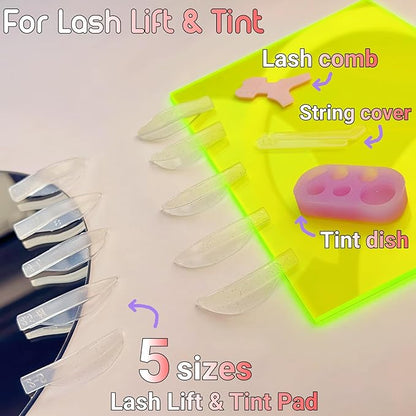 Lash Lift Shields L Curl Katya Vinog Eyelash Lifting Shield Bright Lami Lamination Roller Silicone Perm Rod No Glue On Eyelids Soft Lash Perming Pad Set For Lash Lift and Tint- Ribbons & Eye Patches
