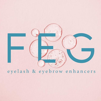 FEG Eyelash Enhancer and Eyebrow Growth Serum Bundle | Brow and Lash Serum for Help Growing Naturally Thick, Full, and Long Eyelashes and Eyebrows | Stimulate Natural Growth | 3ml Bottles