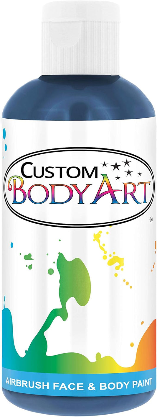 8-ounce Blue Water Based Airbrush Body Art & Face Paint