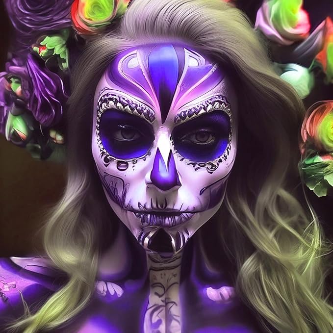 Face Paint, Cream-based Body Paint Stick【Larger Capacity】【High Pigment】【Long Lasting】Professional Paint Makeup Product For Halloween/Masquerade/Cosplay/Movie Makeup, 1.06 Oz/30g，MulticolorC