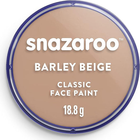 Snazaroo Classic Face and Body Paint, 18.8g (0.66-oz) Pot, Barely Beige
