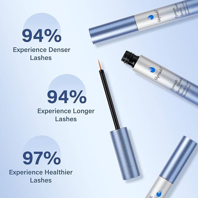 Eyelash Enhancing Serum - Lash Enhancing Serum with Advanced Natural Formula to Boost Longer Fuller and Thicker Looking Eyelashes and Eyebrows (4mL)