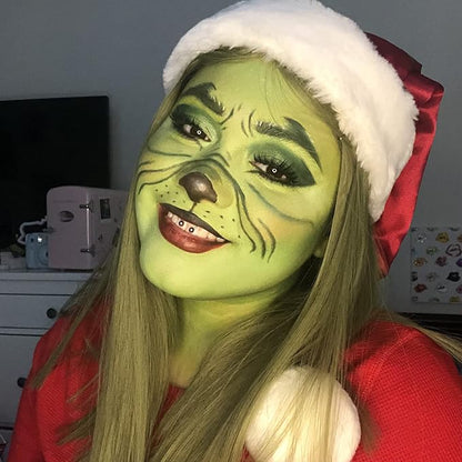 MEICOLY Light Green Face Body Paint Stick(1.06 Oz),Green Face Paint for Christmas Makeup Stocking Stuffers,Hunting Camo Gamora Face Paint,Shrek Disgust Goblin Witch Green Face Makeup,Ogre Green