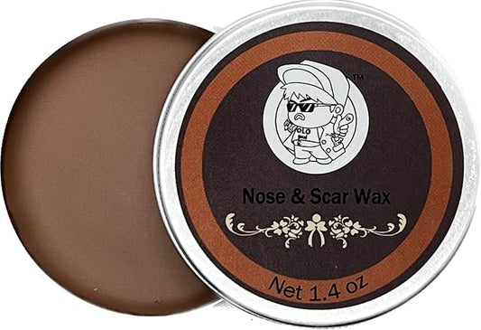 Halloween Zombies, Horror Makeup, Scar Wax, and Halloween Makeup Party. Halloween wound effect wax, suitable for people over 8 years old, single pack（Dark）