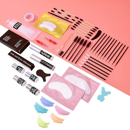 Lash Lift Kit, Lash Lifting and Brow Lamination 2 in 1, DIY Eyelash Perm At Home, Perming Lashes With Strong Glue(lash and eyebrow lift kit)