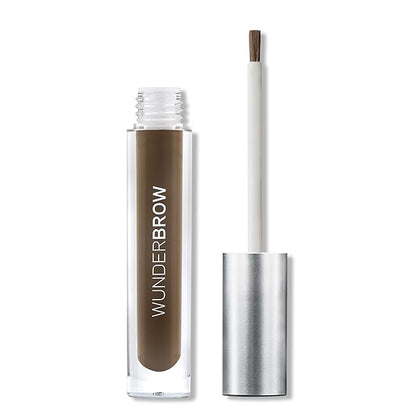 WUNDERBROW Eyebrow Gel, Waterproof, Smudgeproof, Lasts for Days, Shade: Deep Black/Brown, Vegan and Cruelty-Free