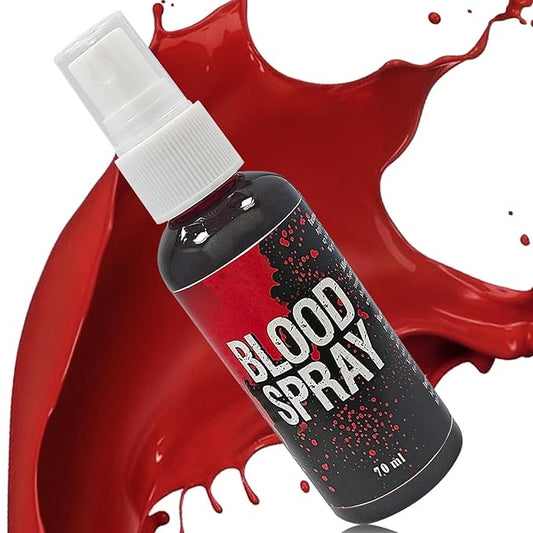 Halloween Fake Blood Spray,Blood Splatter Realistic Liquid Fake Blood Washable,Fake Blood for Clothes,Special Effects SFX Makeup Kit for Zombie Bride,Vampire,Monster SFX Scary Clown Dress Up