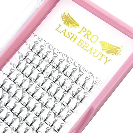 Premade Fans Eyelash Extensions 5D-D-0.10-16 Short Stem Premade Volume Eyelash Extensions 3D 5D 7D Volume Lash Extensions 9 to 20 mm Pre made Lash Fans C D Curl .07 .10(5D-D-0.10,16mm)