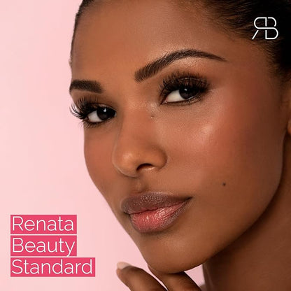 RB RENATA BEAUTY Brow Tint Kit – Eyebrow Dye Set – Dye Kit with Color Tint, Cream Developer and Styling Brush – Long-Lasting Effect Up to 4 Weeks – 30 Applications [Black]