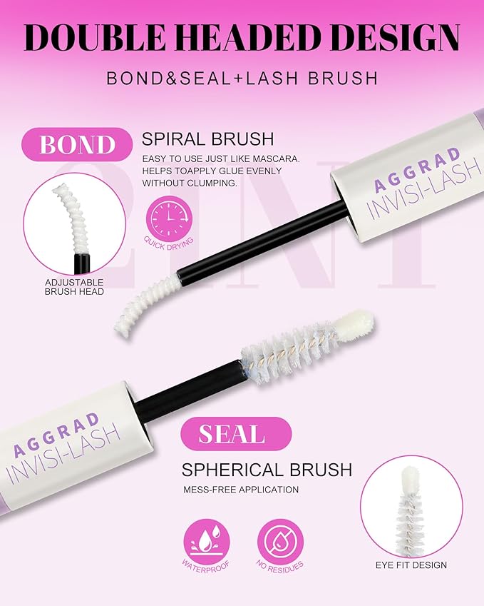 Fairy Lash Clusters Kit Wispy Fluffy 8-18mm Manga Anime Eyelashes Cluster Extension Kit C Curl Individual DIY Fake Lashes Extension Kit with Lash Bond and Seal Waterproof False Eyelashes Clusters Kit