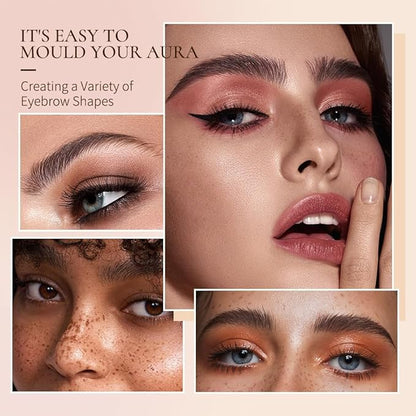 Microblading Eyebrow Pen, Waterproof Microblading Eyebrow Pen Pencil Natural Makeup Fine Stroke Eyebrow Pencil, Upgraded Eye Brown Makeup Long-Lasting Waterproof Eyebrow Pencil (Gray)