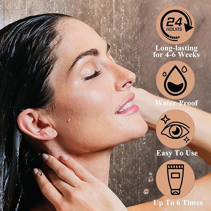 Lash Color Kit, Natural Eyelash & Eyebrow Color Kit Lasting for 4 Weeks, Waterproof & Safe Color for Salon Home Easy Use, Gift for Women Girl Mom Wife 7ML(Coffee)