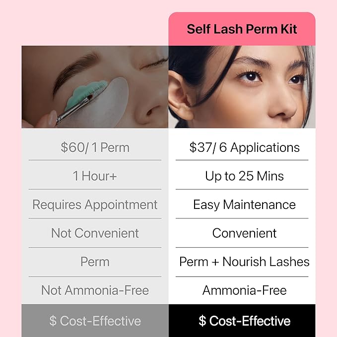ENTROPY MAKEUP Lash Lift Kit, Professional Eyelash Perm Kit for Long-Lasting Curl, Up to 4 Weeks Natural Lift, Nourishing with Ceramide & Hydrolyzed Collagen, Hypoallergenic