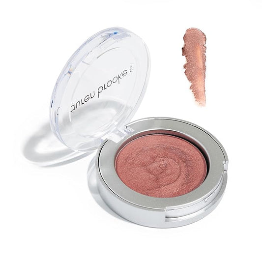 Cream Eyeshadow | Natural Organic Eye Makeup, Richly Pigmented Creme Eyeshadow For Women (Rose Brown Shimmer)