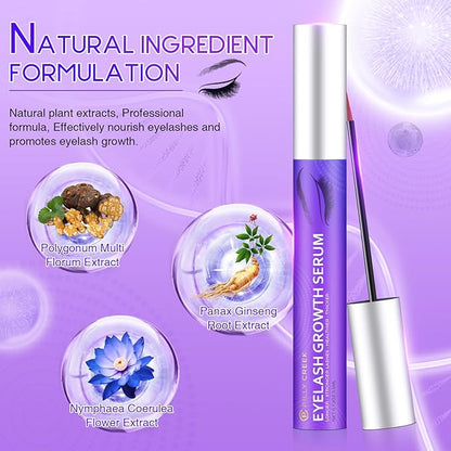 Premium Eyelash Growth Serum and Eyebrow Enhancer, Lash Serum, Eyelash Serum, Boost Lash Growth Serum, Advanced Formula - Boost, Longer, Thicker, Fuller Lashes