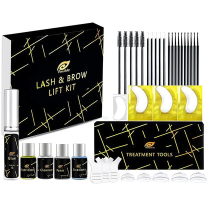 Lash Lift Kit - Professional Eyelash Lift & Perm Kit for Salon-Quality Curls, Long-Lasting Lash Lift & Perm at Home, Gentle DIY Lash Kit with Lash Perm Solutions