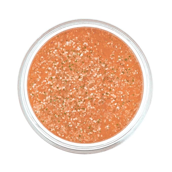 Iridescent Glitter Shakers by Moon Glitter – 100% Cosmetic Glitter for Face, Body, Nails, Hair and Lips - 5g - Orange