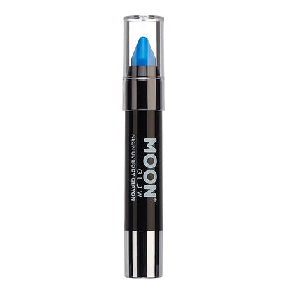 Neon UV Paint Stick Body Crayon for The Face & Body – Intense Blue