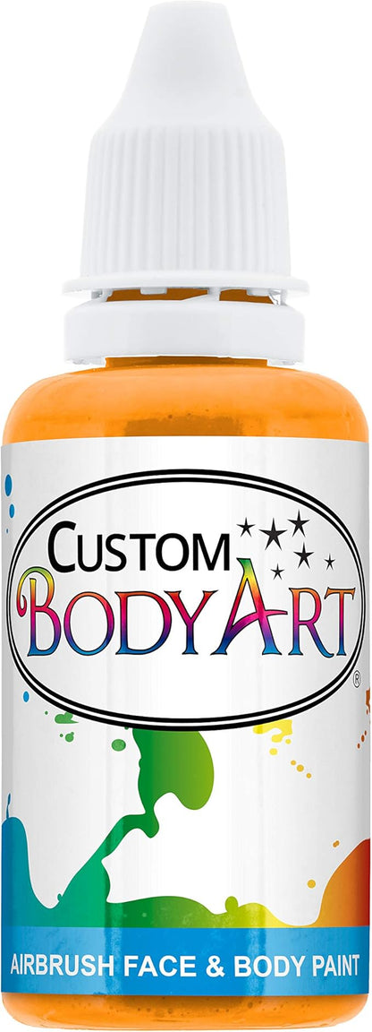 1-ounce Yellow Water Based Airbrush Body Art & Face Paint