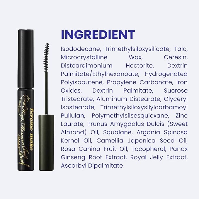 HEROINE MAKE by KISSME Curl Keep Mascara Base, Waterproof, Long-Lasting Clear Primer for Enhanced Lash Curl and Definition, White Essence Formula, 0.21 fl oz