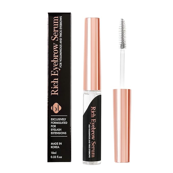 BL Lashes Rich Eyebrow Growth Serum for Rapid Brow Growth and Enhancer for Thicker Brows and Lashes in just 3-4 Weeks, Achieve Longer, Fuller and Voluminous Lashes and Brows, 10 ml