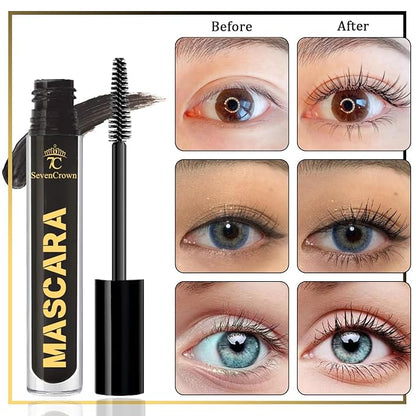 Mascara Black Curling & Length Waterproof Mascara Makeup Set | Vegan & Cruelty-Free | Holiday Gift for Beauty Lovers